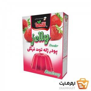 پودرژله توت فرنگی - 100 گرم(جعبه) گلها