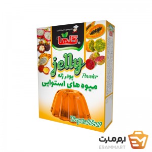 پودرژله میوه استوائی - 100 گرم(جعبه) گلها