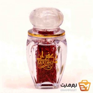 زعفران سرگل درجه یک کریستالی گوهر برند ساریج