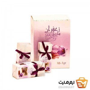 زعفران سرگل درجه یک کریستالی گوهر برند ساریج