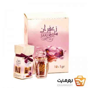 زعفران سرگل درجه یک کریستالی گوهر برند ساریج