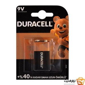 باتری کتابی آلکالاین ۹ ولت برند Duracell دوراسل