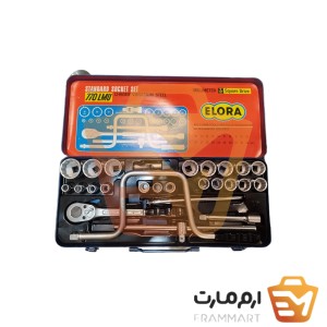 جعبه بکس الورا 26 پارچه 1/2 اینچ مدل 770LMU ELORA  - جعبه باکس