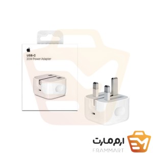 شارژر دیواری اپل مدل 20W USB-C Power Adapter