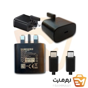 شارژر دیواری سامسونگ مدل EP-TA800 به همراه کابل تبدیل USB-C