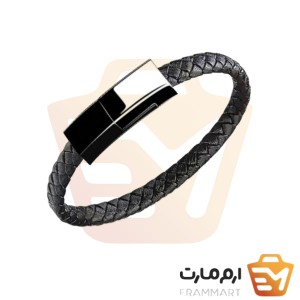 دستبند چرمي مدل  TE-DOS wristband portable charging cable TD-UC2110 TC-IP