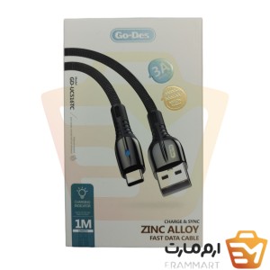 سیم شارژر Zinc Alloy GD-UC516TC برند گو دیس