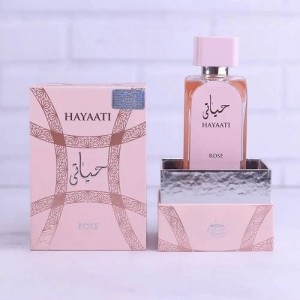 ادکلن حیاتی رز صورتی فراگرنس ورد زنانه 100 میل (Hayaati Fragrance world)