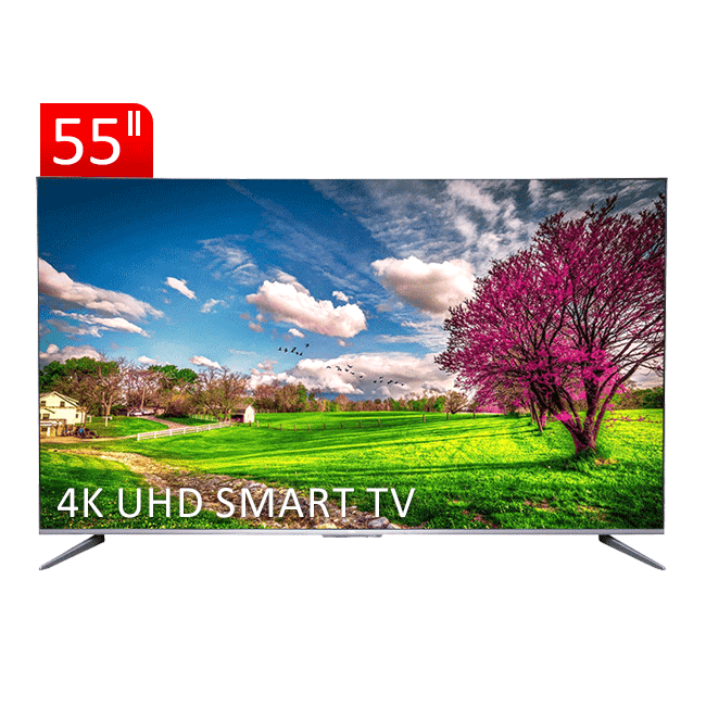 تلویزیون UHD 4K هوشمند google TV تی سی ال مدل 55P735 سایز 55 اینچ