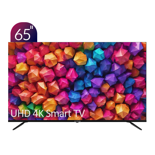 تلویزیون UHD 4K هوشمند ایکس‌ویژن سری 6 مدل 65XCU645 سایز 65 اینچ