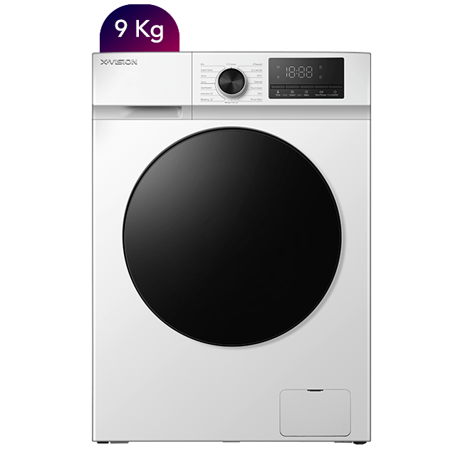 ماشین لباسشویی ایکس ویژن مدل TF94-AWBL ظرفیت 9 کیلوگرم