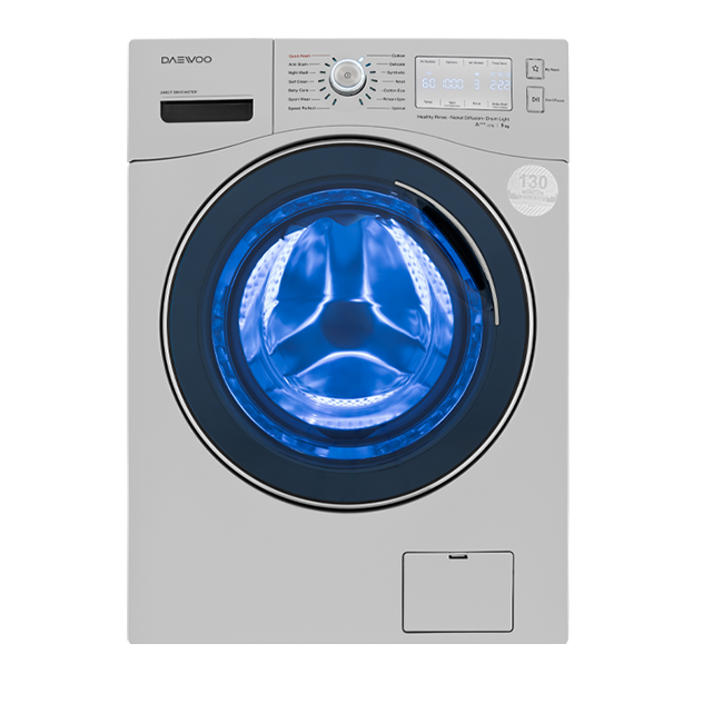 ماشین لباسشویی اتوماتیک دوو مدل LM-981S ظرفیت 9 کیلوگرم