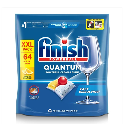 قرص ماشین ظرفشویی فینیش مدل کوانتوم بسته 64 عددی