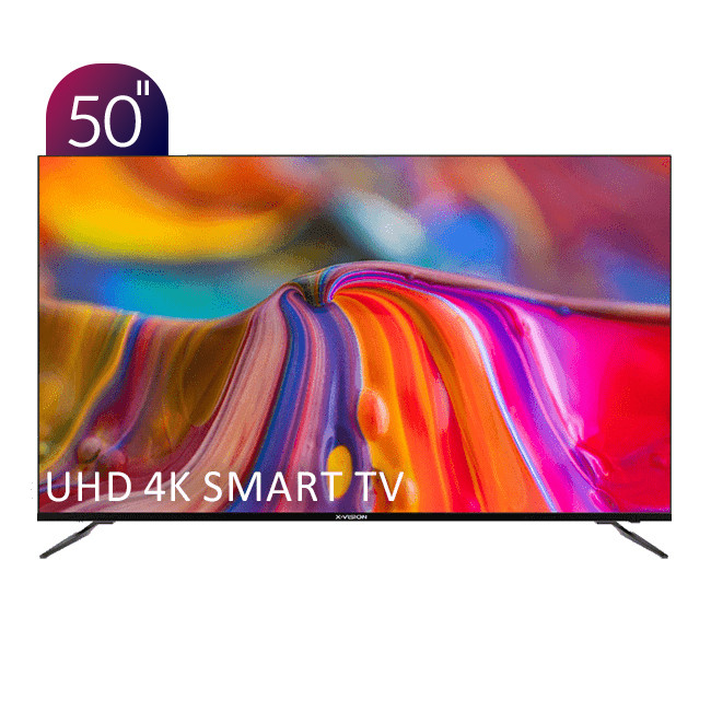 تلویزیون UHD 4K هوشمند ایکس‌ویژن سری 7 مدل 50XCU745 سایز 50 اینچ