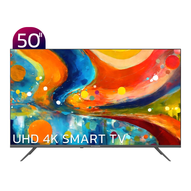 تلویزیون UHD 4K هوشمند ایکس ویژن مدل 50XYU700 سایز 50 اینچ
