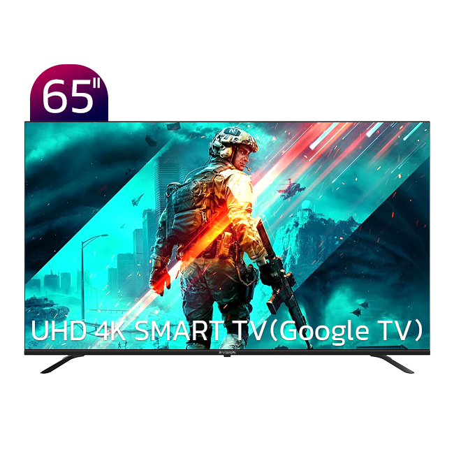 تلویزیون UHD 4K هوشمند سایز 65 اینچ ایکس ویژن مدل 65XCU710