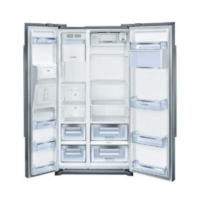 یخچال ساید بای ساید بوش 29 فوت مشکی مدل KAD90VB204