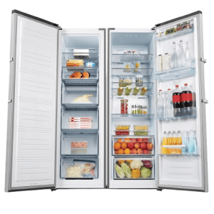 یخچال و فریزر دوقلو 40 فوت هایسنس مدل RS370W/FS270W