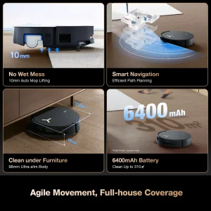 جارو رباتیک اکووکس رباتیک مدل X8 Pro Omni