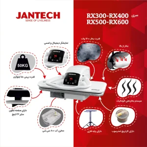 اتو پرس ژانومه مدل RX500