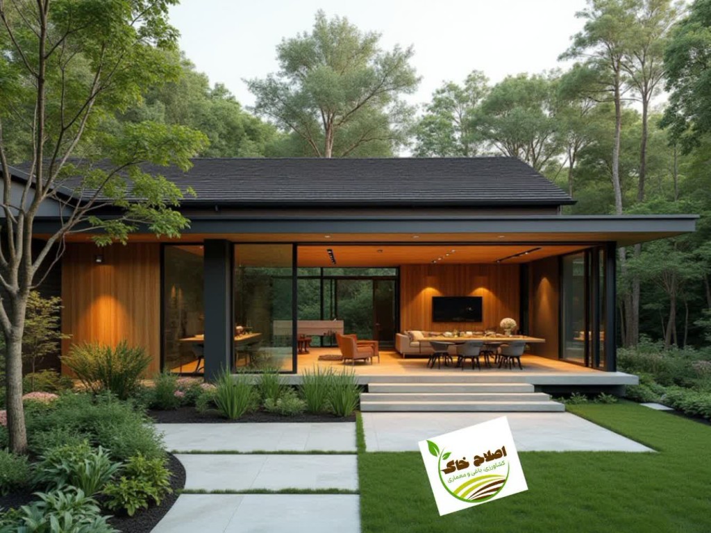 طراحی واجرای باغ ویلا