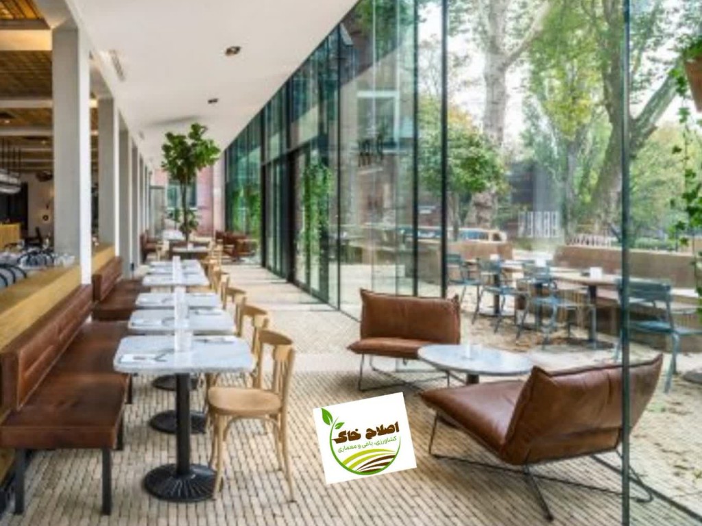 طراحی واجرای انواع باغ رستوران