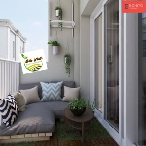 طراحی واجرا بالکن زنده