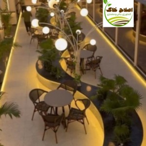 اجرای انواع باغ رستوران وکافه رستوران