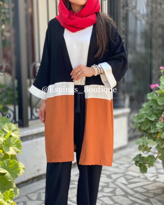 مانتو مزونی ترکیبی کد 1887