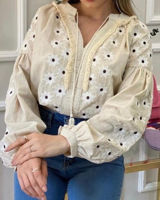 بلوز مجلسی گلدوزی کد 2450