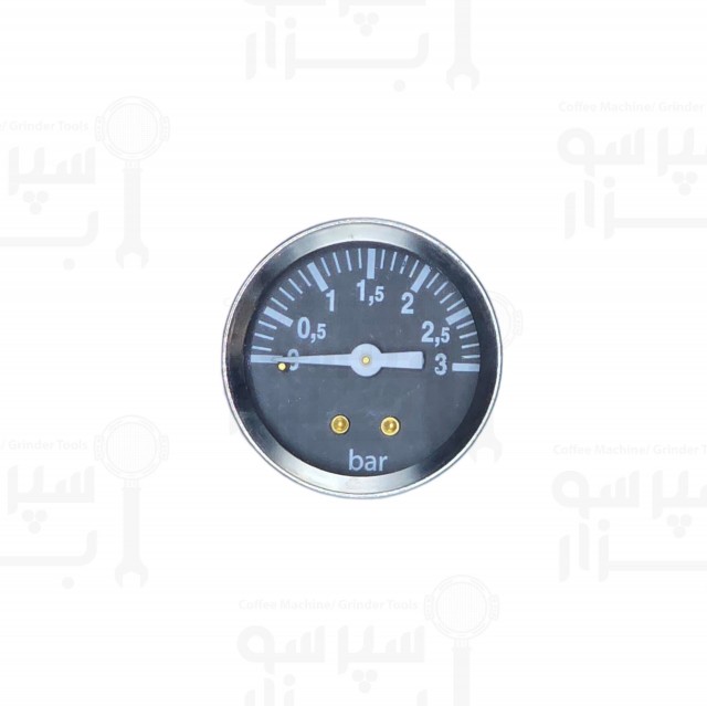 منومتر فشار بویلر تک عقربه رزوه 1/8 قطر بدنه 42 میلیمتر قطر فریم 43 میلیمتر لاسپازیاله اورجینال
