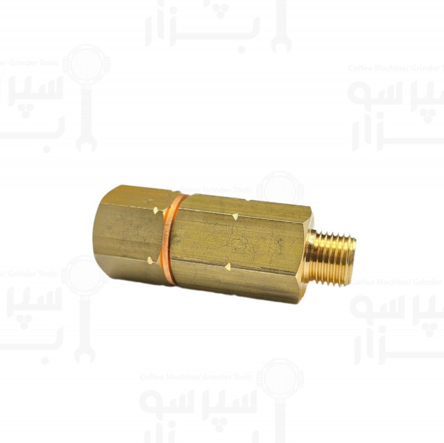 شیر سوپاپ یکطرفه ۱/۴ نری ورودی و ۱/۴ مادگی خروجی