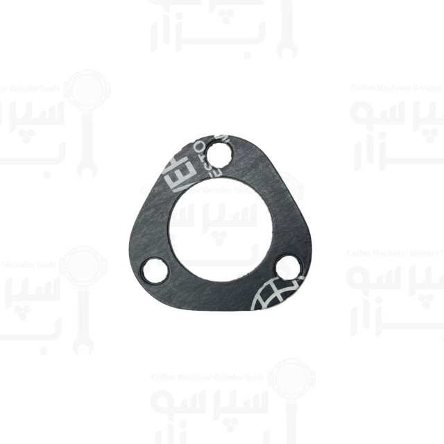 واشر نسوز مثلثی انتهای المنت لا پاونی / پاوونی  ابعاد 67*67 میلیمتر و قطر سوراخ مرکزی 40 میلیمتر