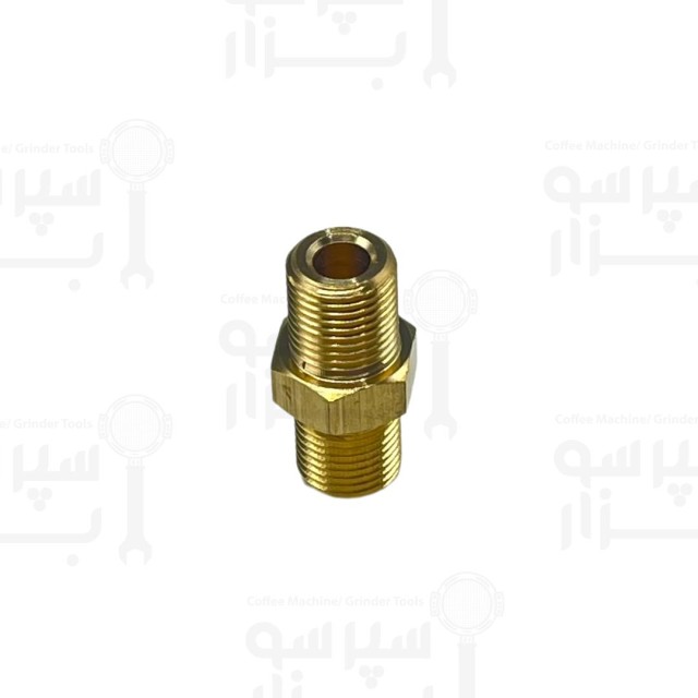 RACCORDO 1/8M-1/8M ES.12mm IN OTTONE