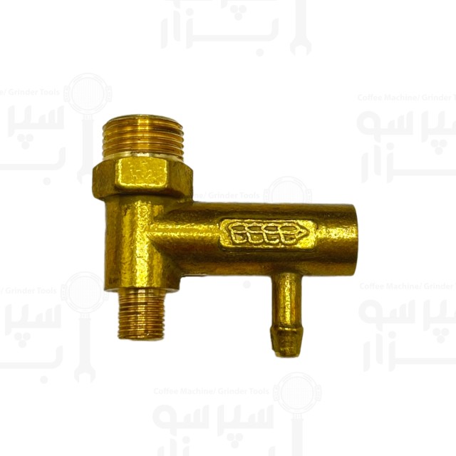 بای پاس سه راهه اتصال پمپ لرزشی اکسپوبار رزوه ۱/۸ ۱/۸ ۳/۴ قطر ۶ میلیمتر