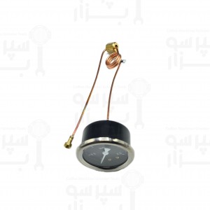 منومتر تک عقربه وی بی ام نشانگر فشار بخار بویلر 0 الی 2.5 بار رزوه  1/8 قطر بدنه 50 میلیمتر و قطر قاب بیرونی 57 میلیمتر