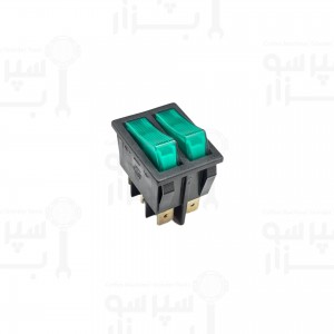 کلید فشاری دوتایی دبل ۶ پل جلوی پنل بی اف سی رویال مدلهای اویاتور اورجینال