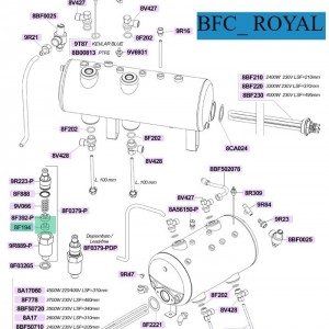 واشر یونیورسال داخل سوپاپ فشارشکن فائما ای۶۱ و اکثر برندها جنس ان بی آر