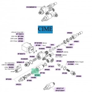 واشر یونیورسال داخل سوپاپ فشارشکن فائما ای۶۱ و اکثر برندها جنس ان بی آر