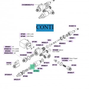 واشر یونیورسال داخل سوپاپ فشارشکن فائما ای۶۱ و اکثر برندها جنس ان بی آر