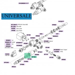 واشر یونیورسال داخل سوپاپ فشارشکن فائما ای۶۱ و اکثر برندها جنس ان بی آر