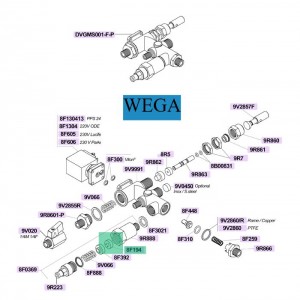 واشر یونیورسال داخل سوپاپ فشارشکن فائما ای۶۱ و اکثر برندها جنس ان بی آر