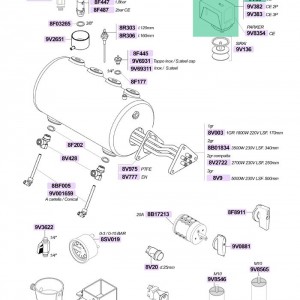 پرشر سوئیچ / سوییچ تنظیم فشار بخار سه 3 فاز 30 آمپر 400 ولت برند سیرای / آسکو   P302/6 رزوه یک چهارم مناسب اکثر دستگاه ها فشار بین 0/5 الی 1/4 بار