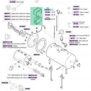پرشر سوئیچ / سوییچ تنظیم فشار بخار سه 3 فاز 30 آمپر 400 ولت برند سیرای / آسکو   P302/6 رزوه یک چهارم مناسب اکثر دستگاه ها فشار بین 0/5 الی 1/4 بار