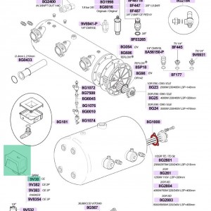 پرشر سوئیچ / سوییچ تنظیم فشار بخار سه 3 فاز 30 آمپر 400 ولت برند سیرای / آسکو   P302/6 رزوه یک چهارم مناسب اکثر دستگاه ها فشار بین 0/5 الی 1/4 بار