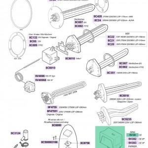 پرشر سوئیچ / سوییچ تنظیم فشار بخار سه 3 فاز 30 آمپر 400 ولت برند سیرای / آسکو   P302/6 رزوه یک چهارم مناسب اکثر دستگاه ها فشار بین 0/5 الی 1/4 بار