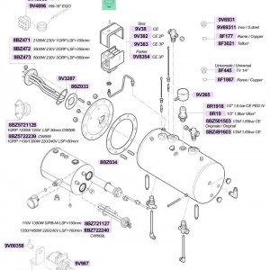 پرشر سوئیچ / سوییچ تنظیم فشار بخار تک فاز 16 آمپر 220-250 ولت XP110 رزوه یک چهارم مناسب اکثر دستگاه ها فشار بین 0/5 الی 1/2 بار