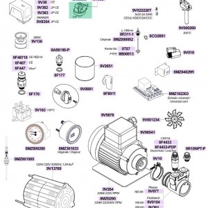 پرشر سوئیچ / سوییچ تنظیم فشار بخار تک فاز 16 آمپر 220-250 ولت XP110 رزوه یک چهارم مناسب اکثر دستگاه ها فشار بین 0/5 الی 1/2 بار