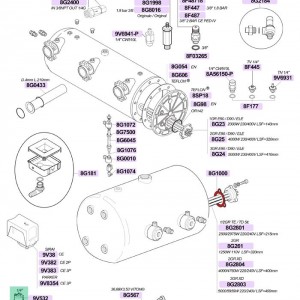 پرشر سوئیچ / سوییچ تنظیم فشار بخار تک فاز 16 آمپر 220-250 ولت XP110 رزوه یک چهارم مناسب اکثر دستگاه ها فشار بین 0/5 الی 1/2 بار