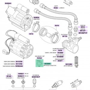 پرشر سوئیچ / سوییچ تنظیم فشار بخار تک فاز 16 آمپر 220-250 ولت XP110 رزوه یک چهارم مناسب اکثر دستگاه ها فشار بین 0/5 الی 1/2 بار